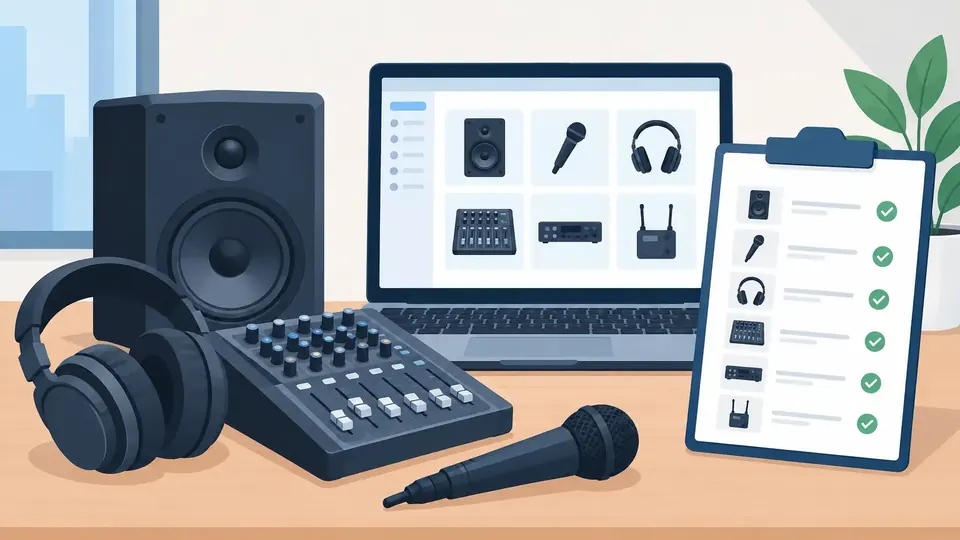 Audio Equipment Asset Documentation That Works