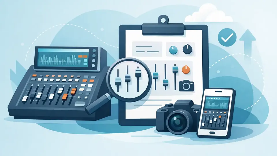 How to Document Digital Mixer Settings Fast