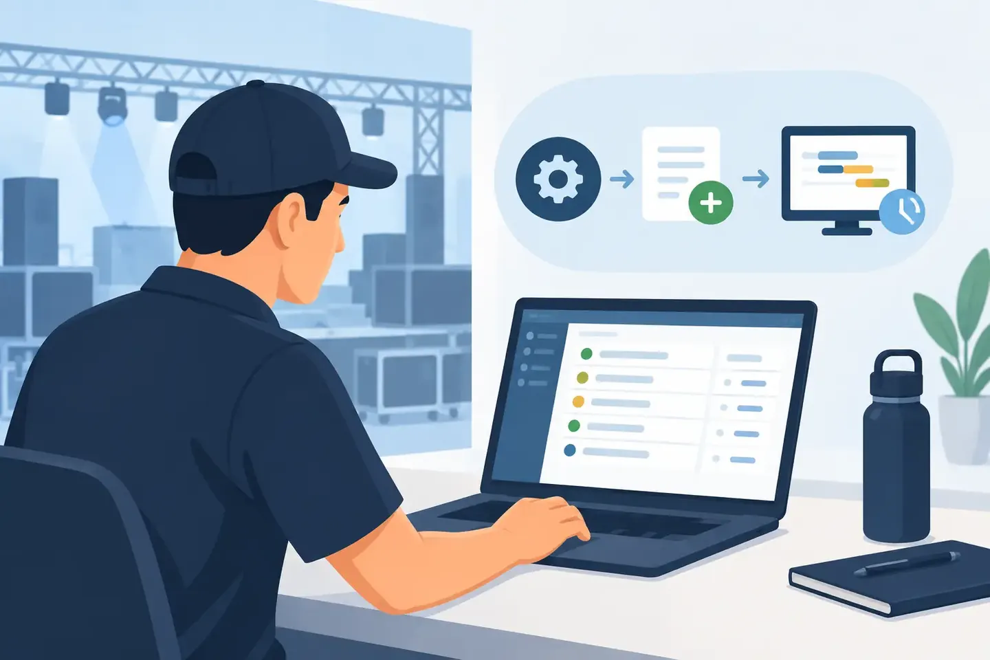When Should Technicians Log Changes on a Show?